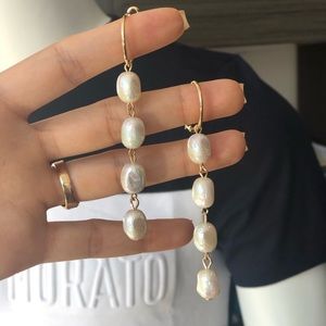 Delicate Pearl Earrings